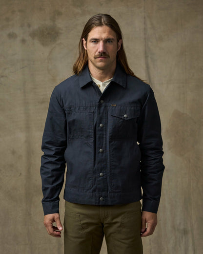 Filson Essential / Dry Wax Short Cruiser Jacket - Navy