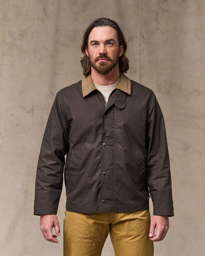 Filson Premium / Dry Wax Short Field Jacket - Dark Brown
