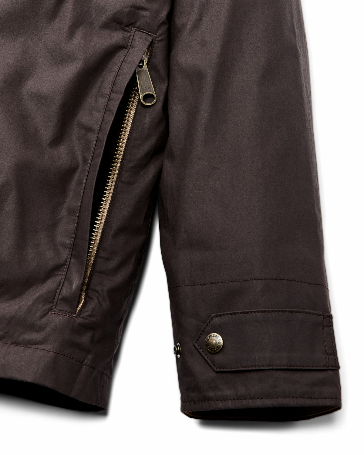Filson Premium / Dry Wax Short Field Jacket - Dark Brown