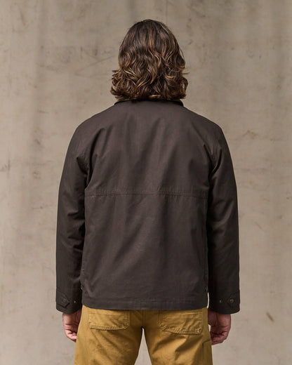 Filson Premium / Dry Wax Short Field Jacket - Dark Brown
