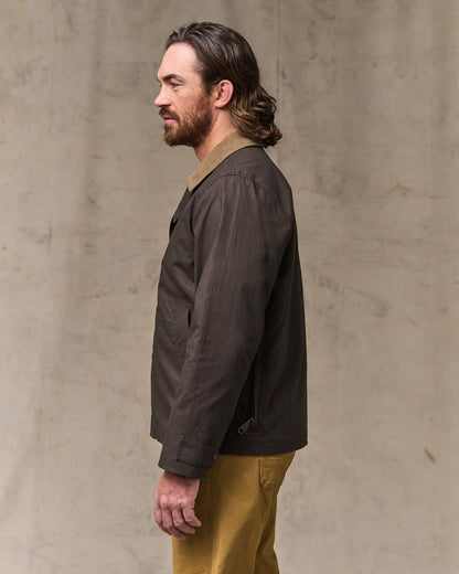 Filson Premium / Dry Wax Short Field Jacket - Dark Brown