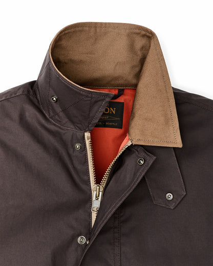 Filson Premium / Dry Wax Short Field Jacket - Dark Brown