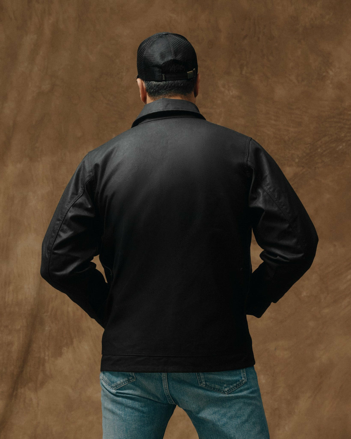 Filson Everyday / Lined Tin Cloth Cruiser Jacket - Black