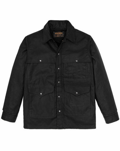Filson Everyday / Lined Tin Cloth Cruiser Jacket - Black