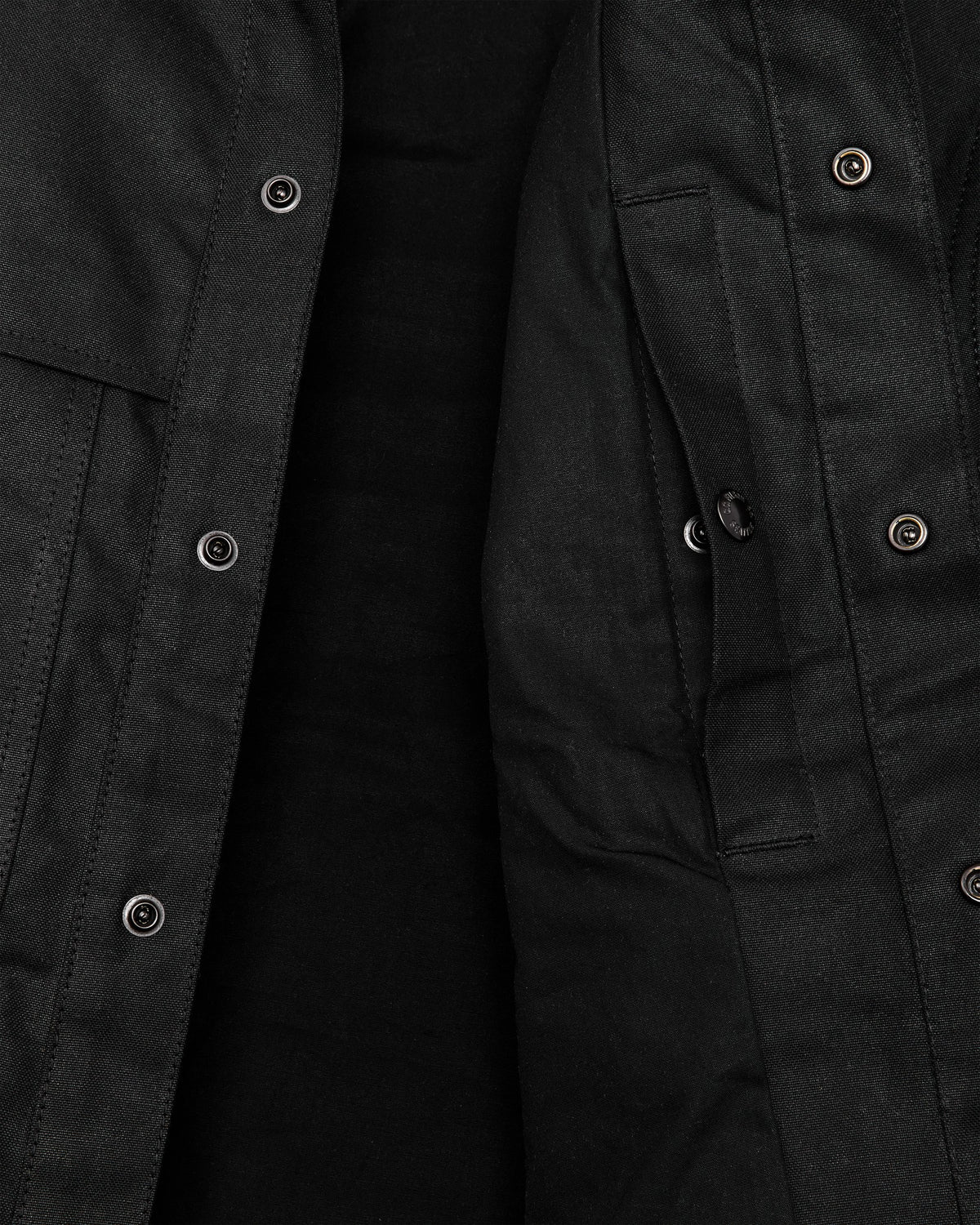Filson Everyday / Lined Tin Cloth Cruiser Jacket - Black