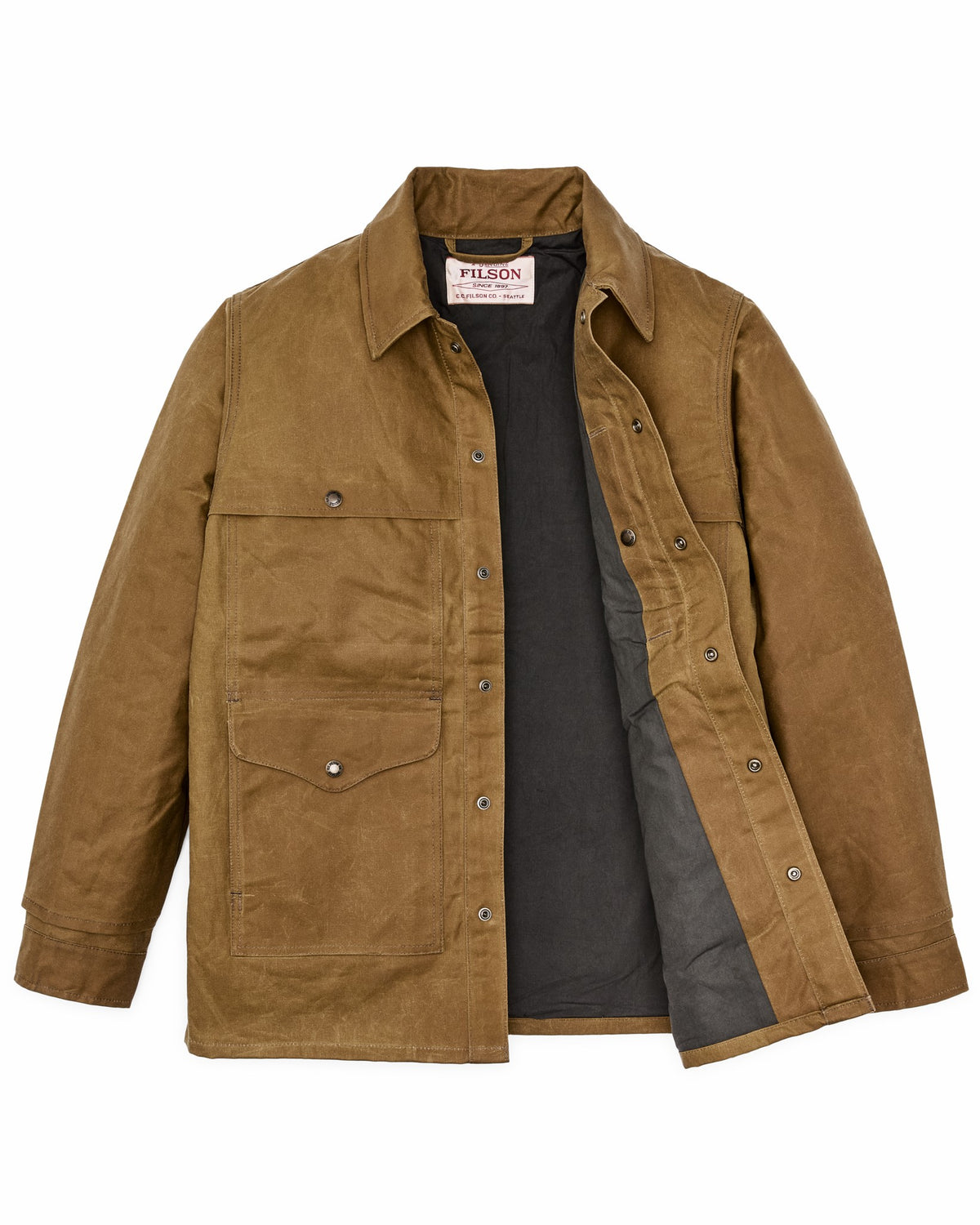 Filson Classic / Men's Lined Tin Cloth Cruiser Jacket