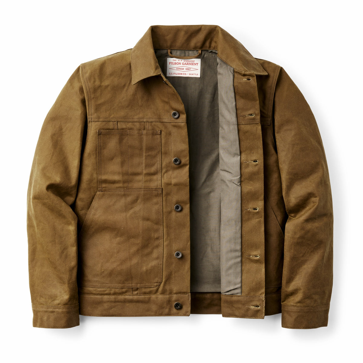 Filson Smart Buy / Tin Cloth Short Lined Cruiser Jacket