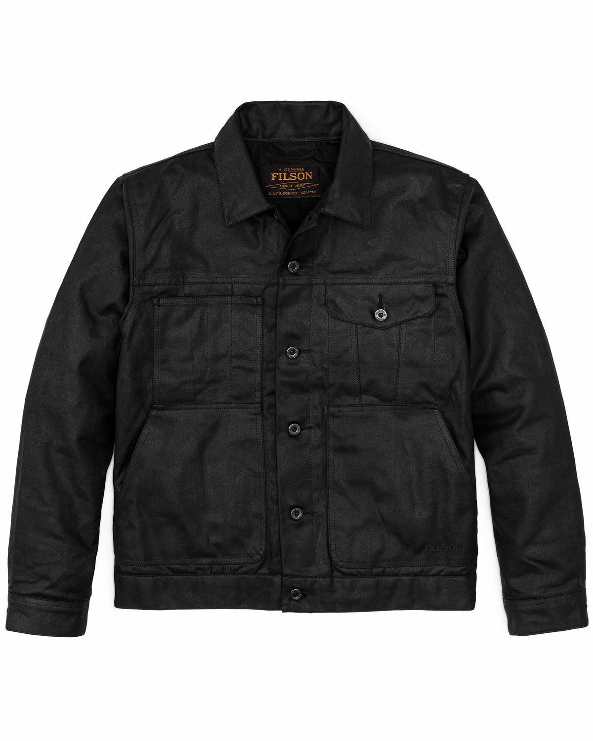 Filson Hot Sale / Tin Cloth Short Lined Cruiser Jacket