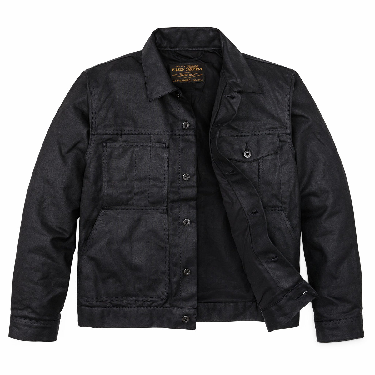 Filson Hot Sale / Tin Cloth Short Lined Cruiser Jacket