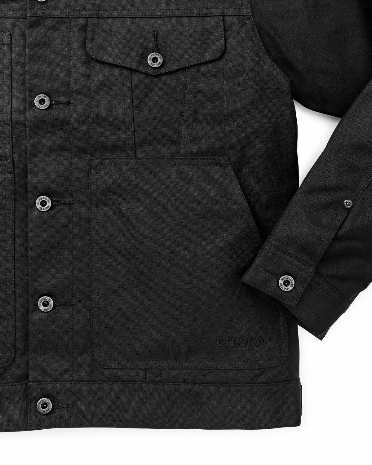 Filson Hot Sale / Tin Cloth Short Lined Cruiser Jacket