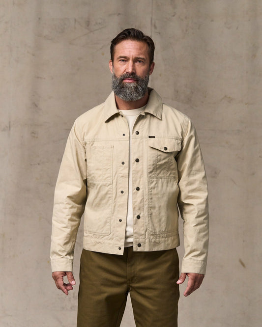 Filson Signature / Dry Wax Short Cruiser Jacket - Quail Tan