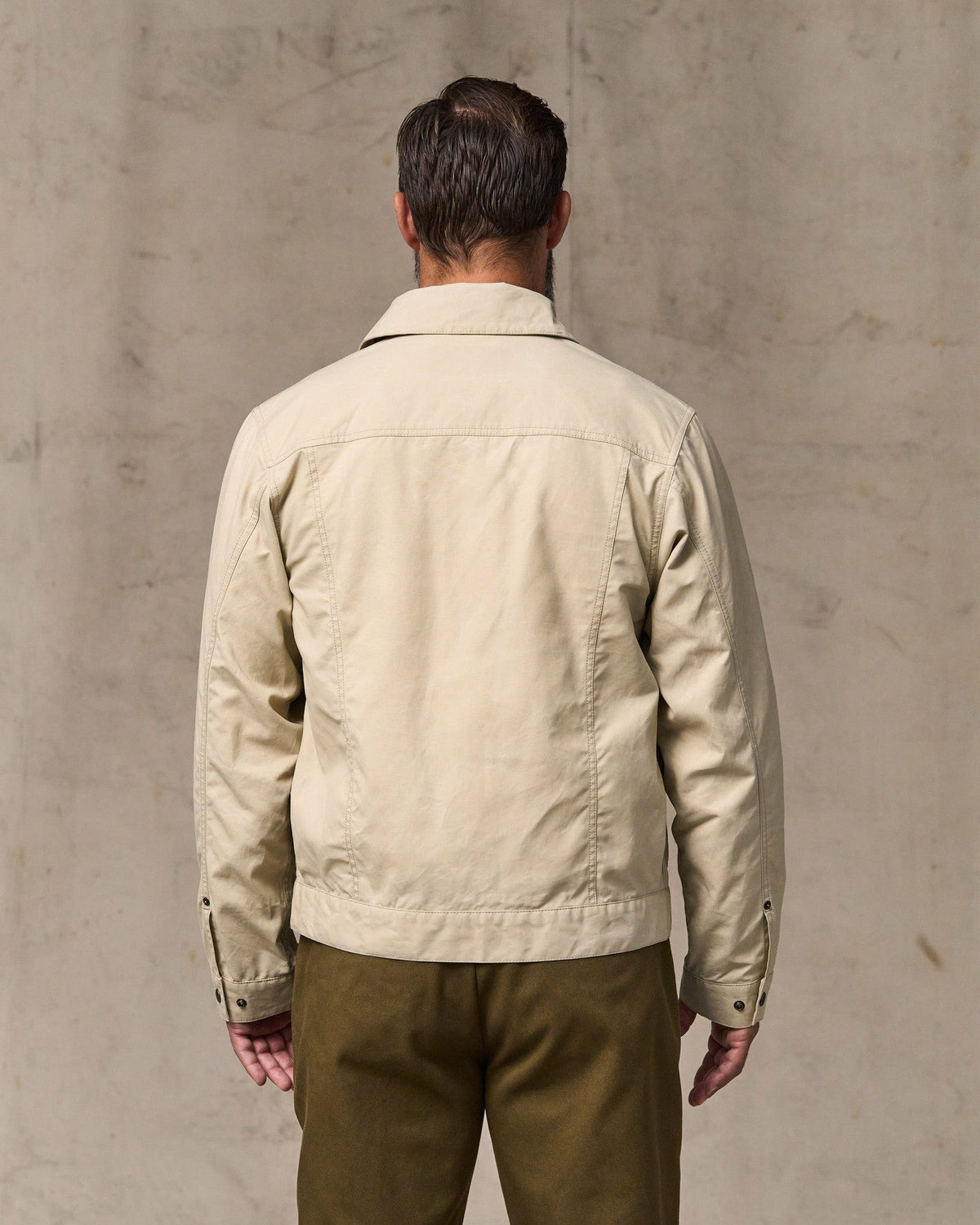 Filson Signature / Dry Wax Short Cruiser Jacket - Quail Tan
