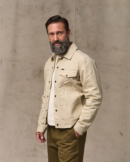 Filson Signature / Dry Wax Short Cruiser Jacket - Quail Tan