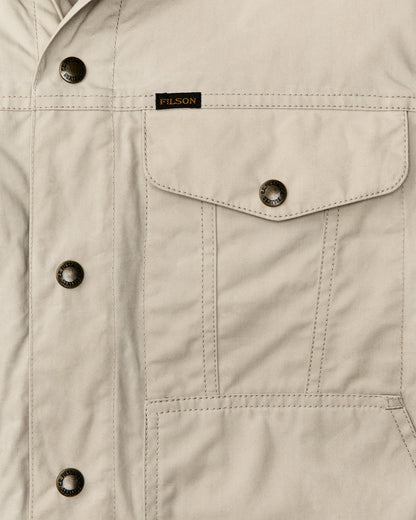 Filson Signature / Dry Wax Short Cruiser Jacket - Quail Tan