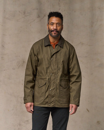 Filson Popular / Dry Wax Mile Marker Coat - Burnt Olive