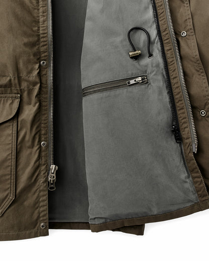 Filson Popular / Dry Wax Mile Marker Coat - Burnt Olive