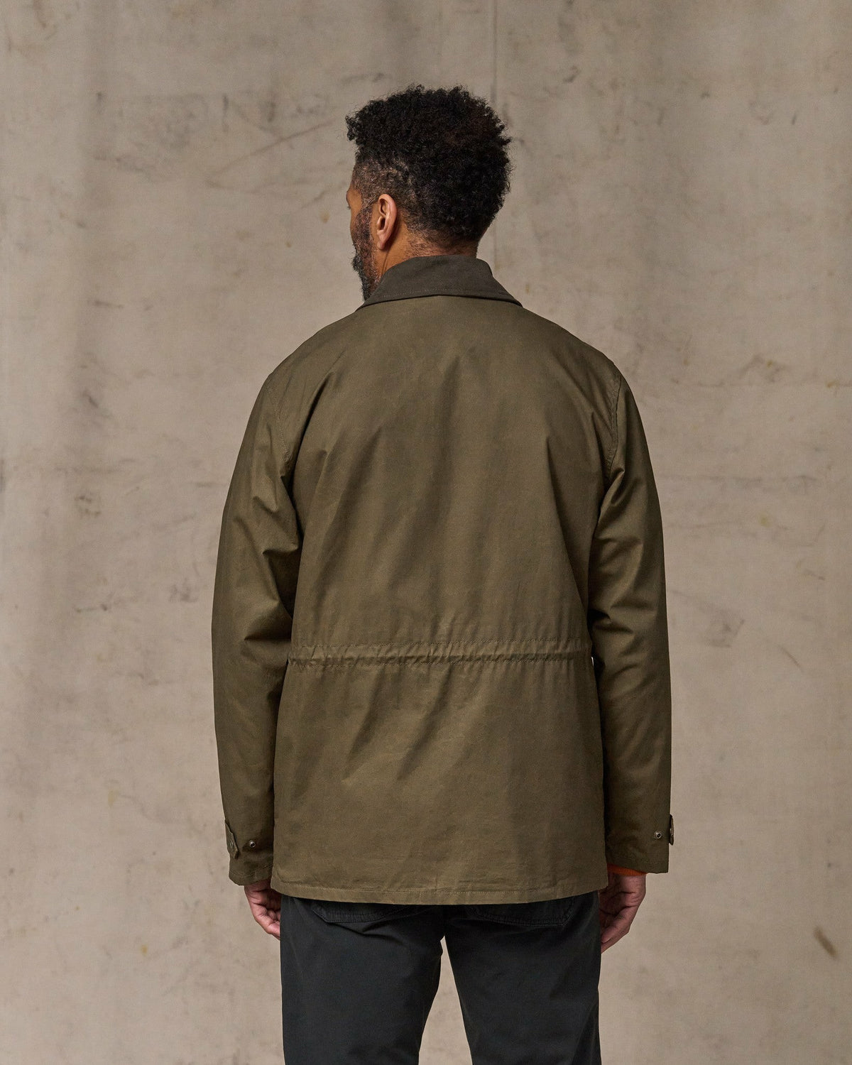 Filson Popular / Dry Wax Mile Marker Coat - Burnt Olive