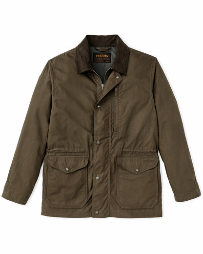 Filson Popular / Dry Wax Mile Marker Coat - Burnt Olive