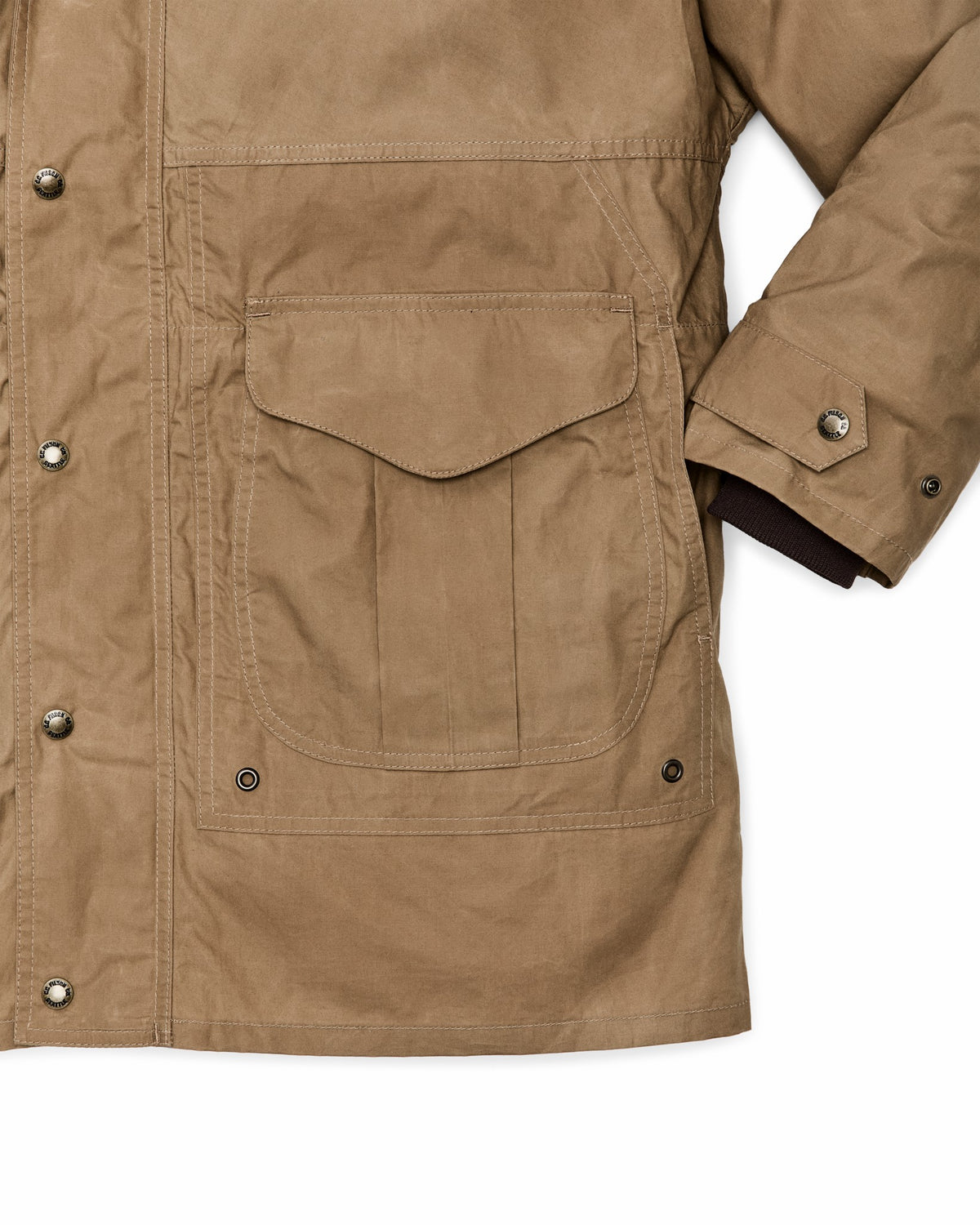 Filson Premium / Dry Wax Omak Coat - Dark Beige