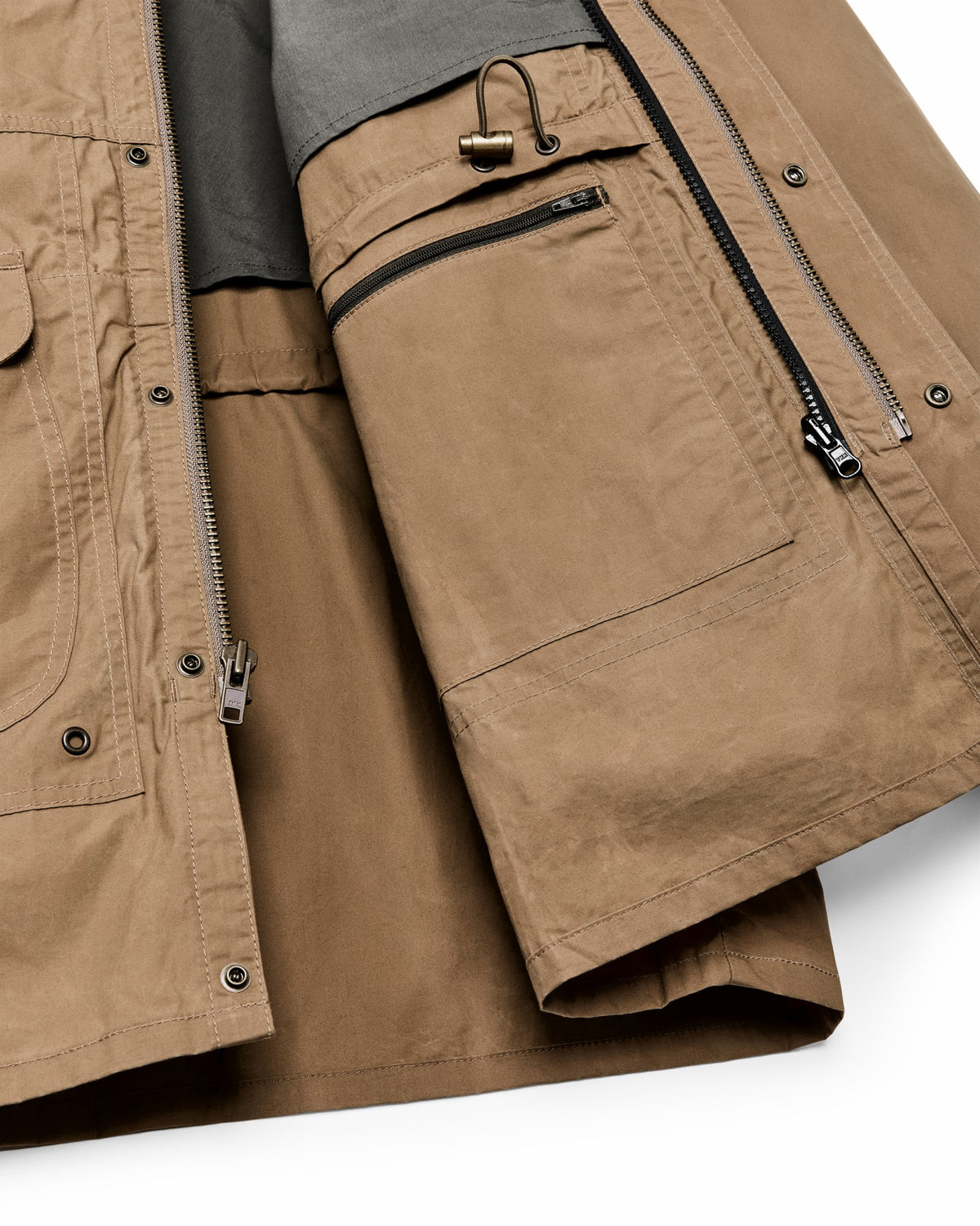 Filson Premium / Dry Wax Omak Coat - Dark Beige