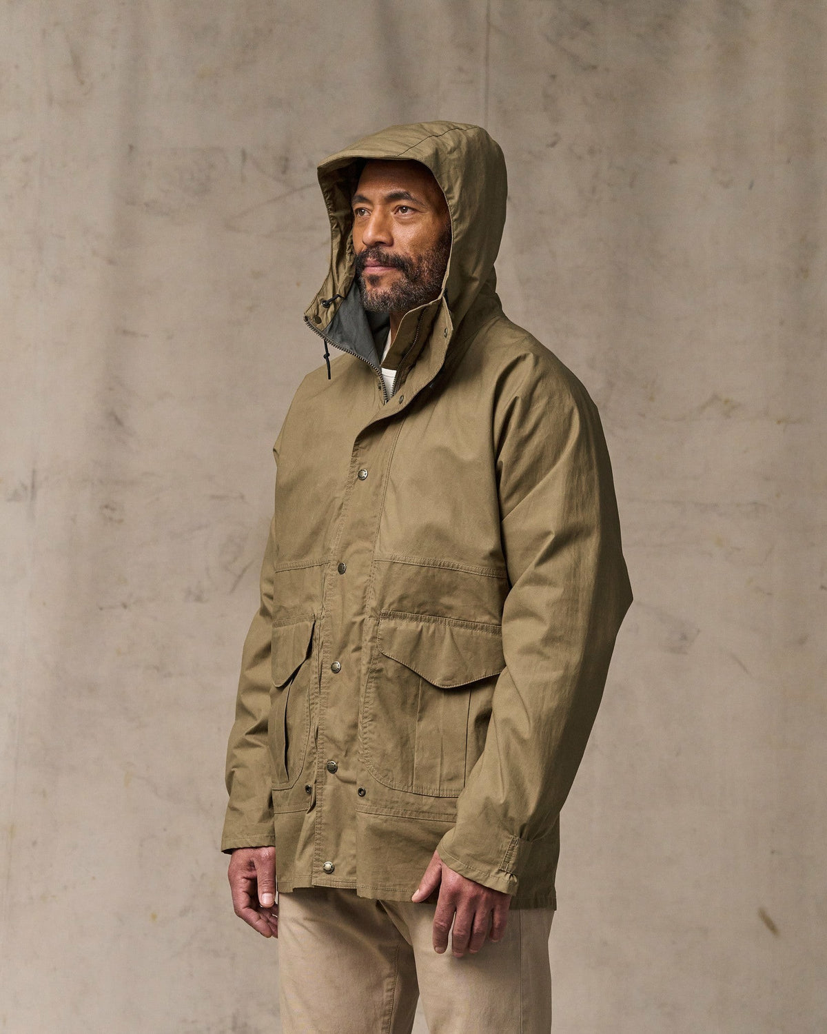 Filson Premium / Dry Wax Omak Coat - Dark Beige