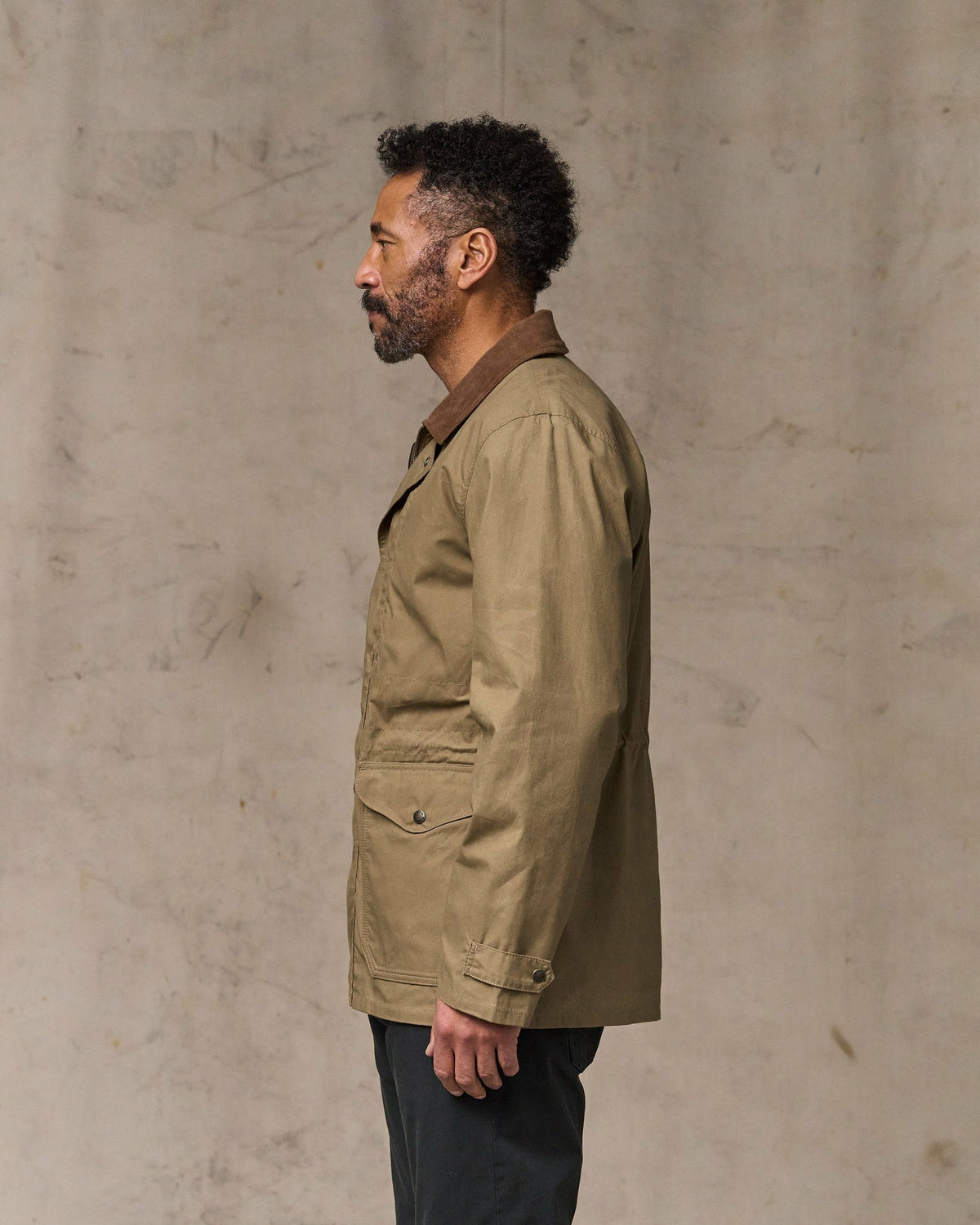Filson Recommended / Dry Wax Mile Marker Coat - Dark Beige