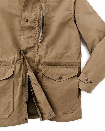 Filson Recommended / Dry Wax Mile Marker Coat - Dark Beige