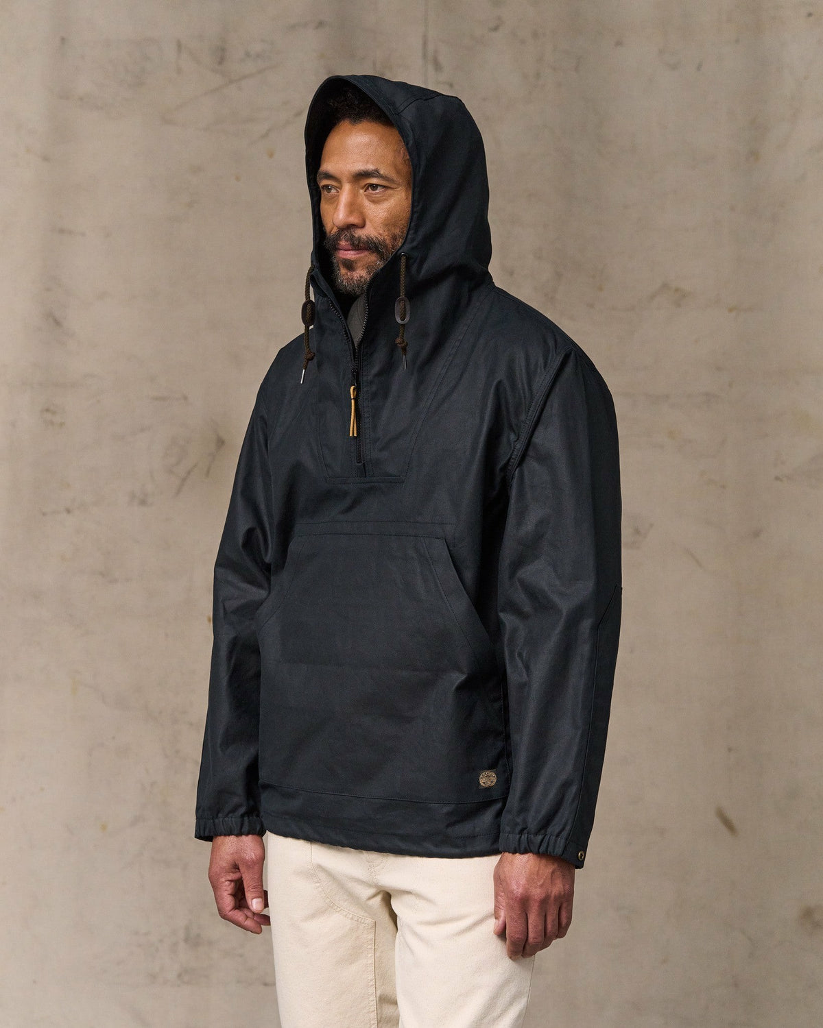 Filson Signature / Shelter Cloth Waxed Anorak - Harbor Blue