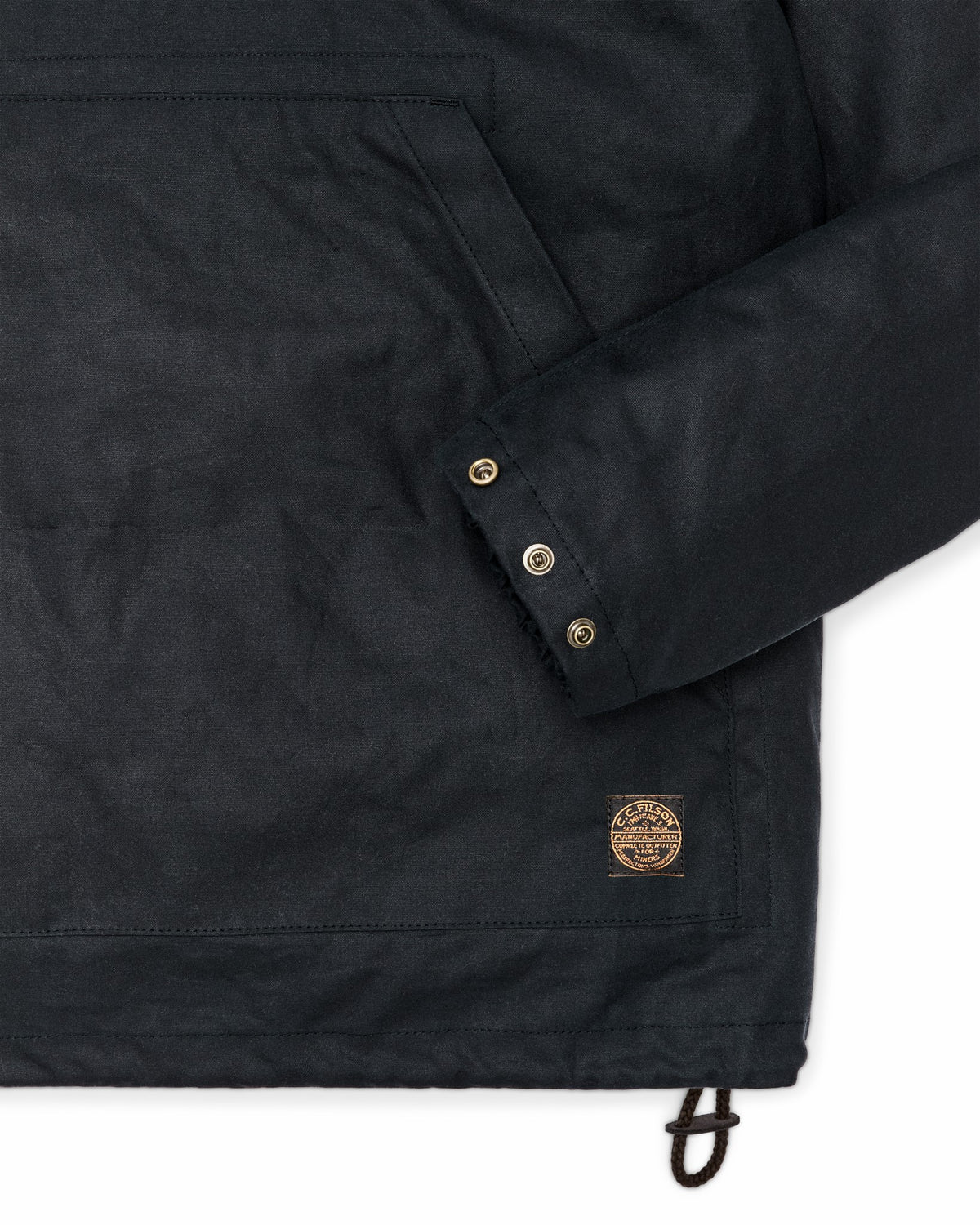 Filson Signature / Shelter Cloth Waxed Anorak - Harbor Blue
