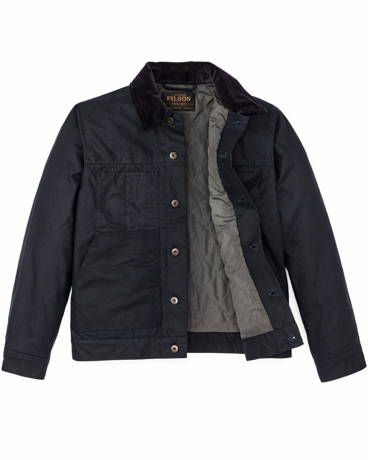Filson Latest / Insulated Short Cruiser Jacket - Harbor Blue