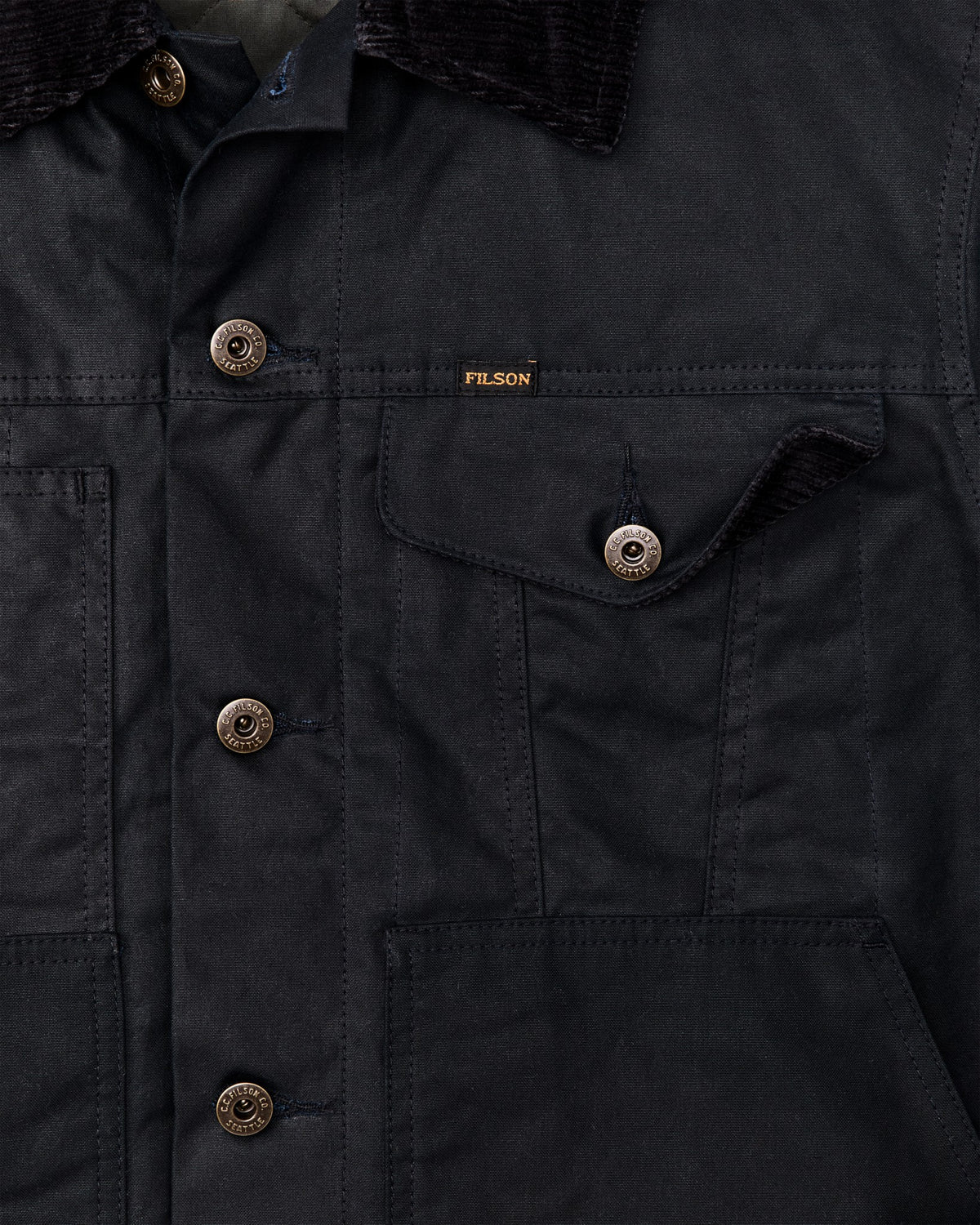 Filson Latest / Insulated Short Cruiser Jacket - Harbor Blue