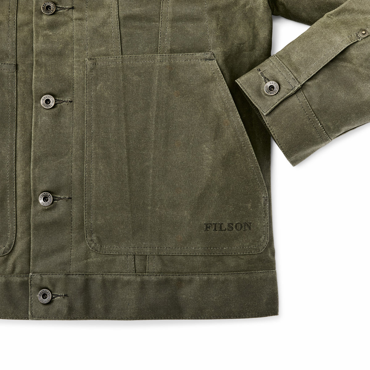Filson Best Seller / Tin Cloth Short Lined Cruiser Jacket
