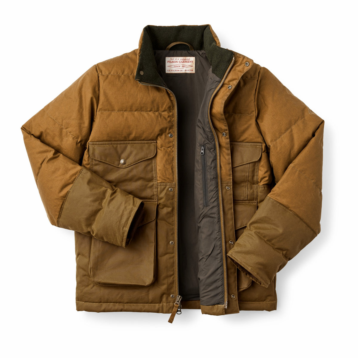 Filson Classic / Waxed Canvas Down Cruiser Jacket