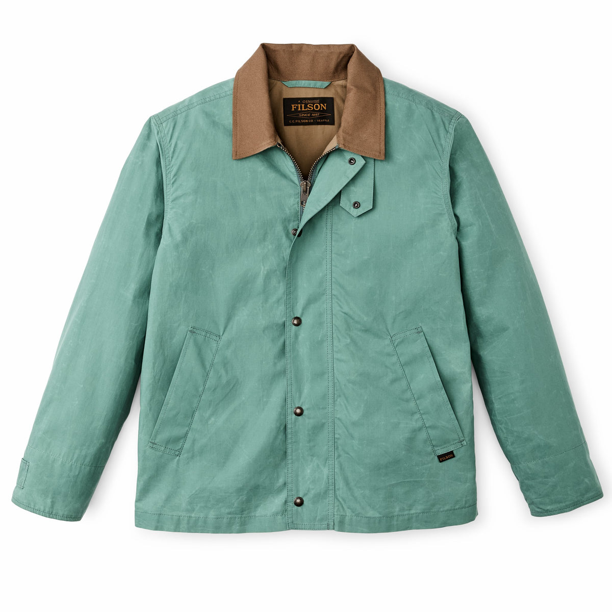 Filson Latest / Dry Wax Short Field Jacket - Deep Sea