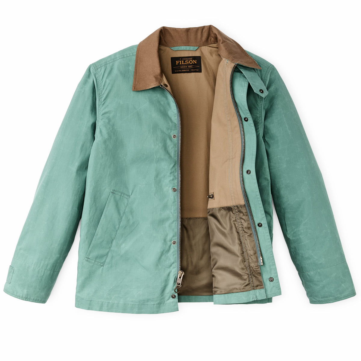 Filson Latest / Dry Wax Short Field Jacket - Deep Sea