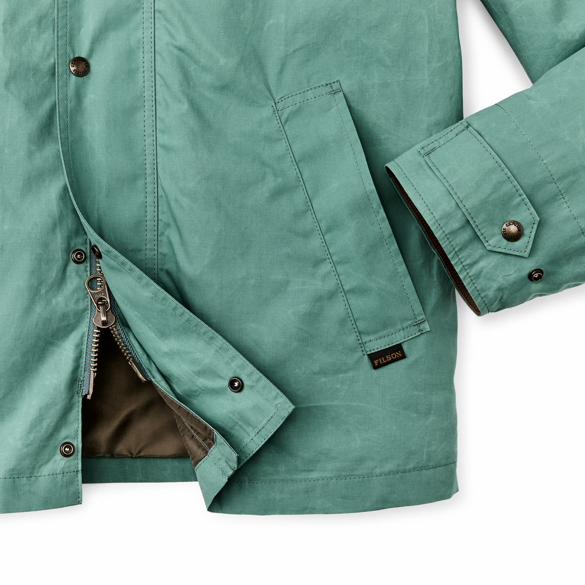 Filson Latest / Dry Wax Short Field Jacket - Deep Sea