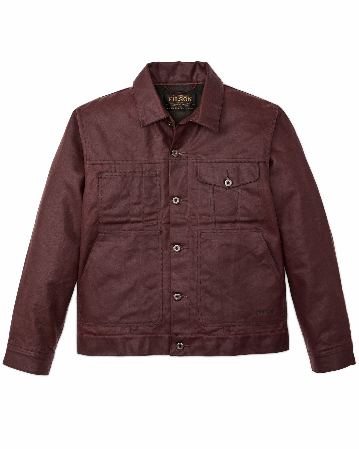 Filson Sale / Tin Cloth Short Lined Cruiser Jacket