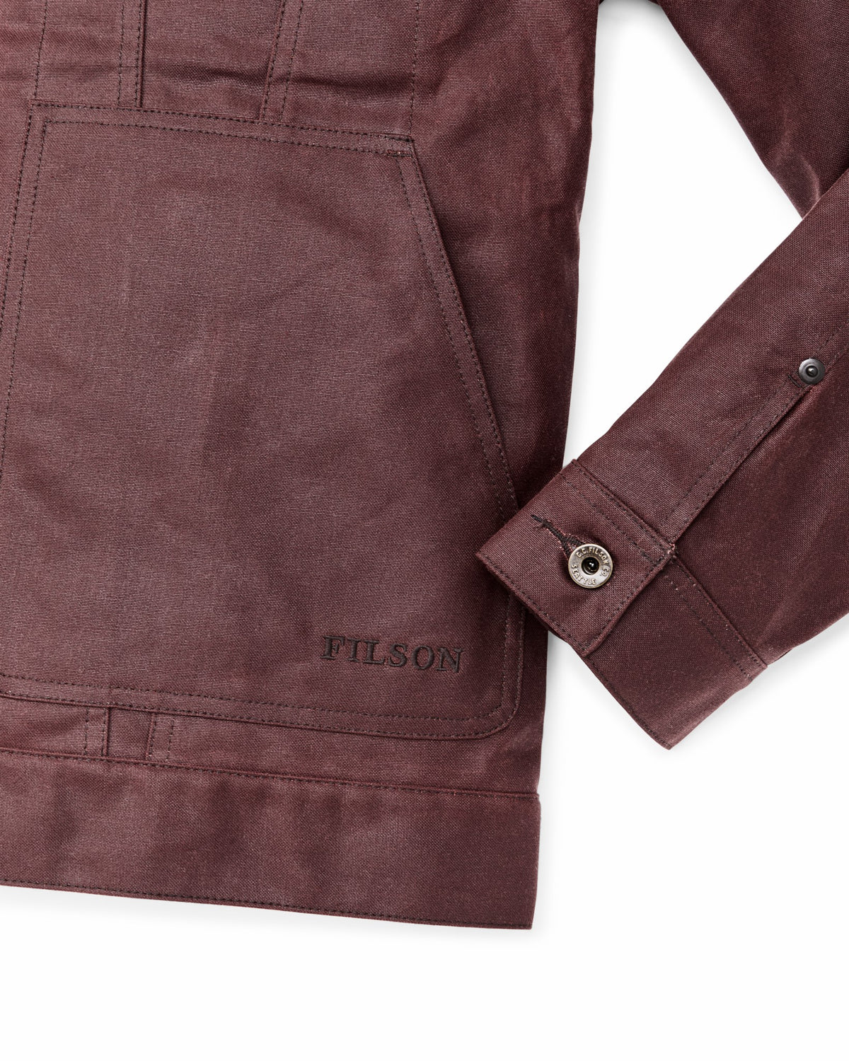 Filson Sale / Tin Cloth Short Lined Cruiser Jacket