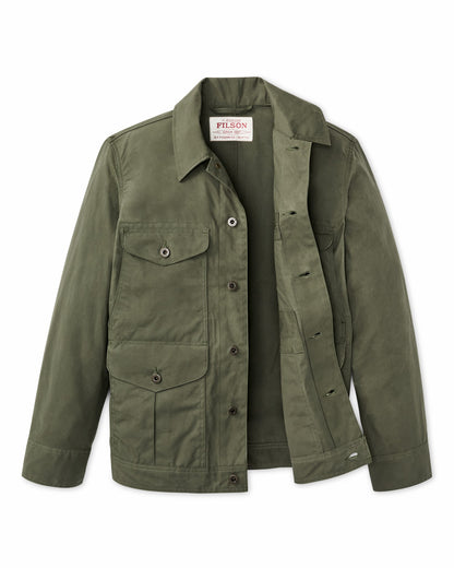 Filson Classic / Dry Wax Journeyman Jacket - Olive Green