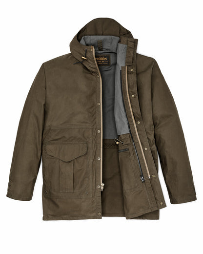 Filson Classic / Dry Wax Omak Coat - Burnt Olive