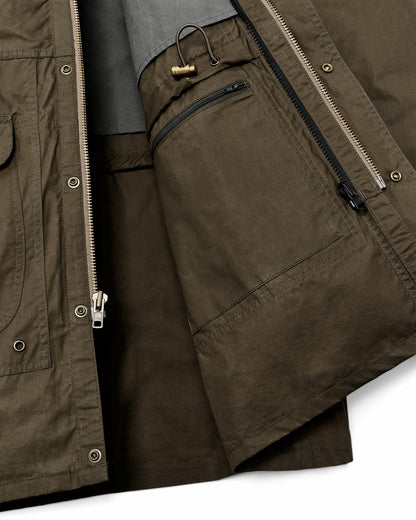 Filson Classic / Dry Wax Omak Coat - Burnt Olive