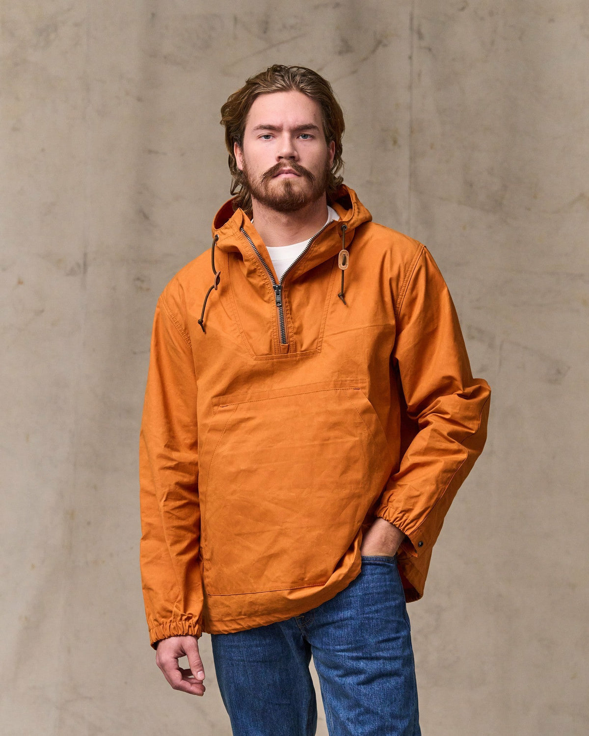 Filson Popular / Dry Wax Anorak - Larch Gold
