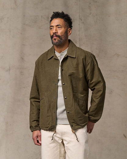 Filson Featured / Dry Wax Windbreaker - Military Olive