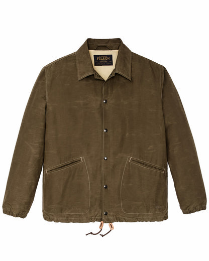 Filson Featured / Dry Wax Windbreaker - Military Olive