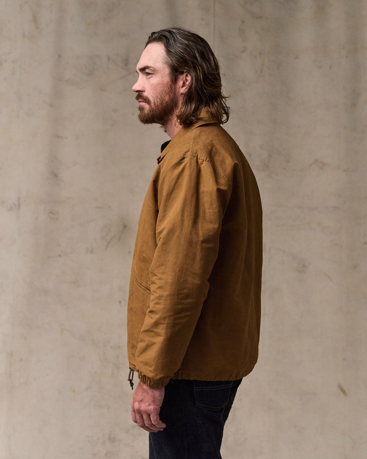 Filson Classic / Dry Wax Windbreaker - Harvest Tan