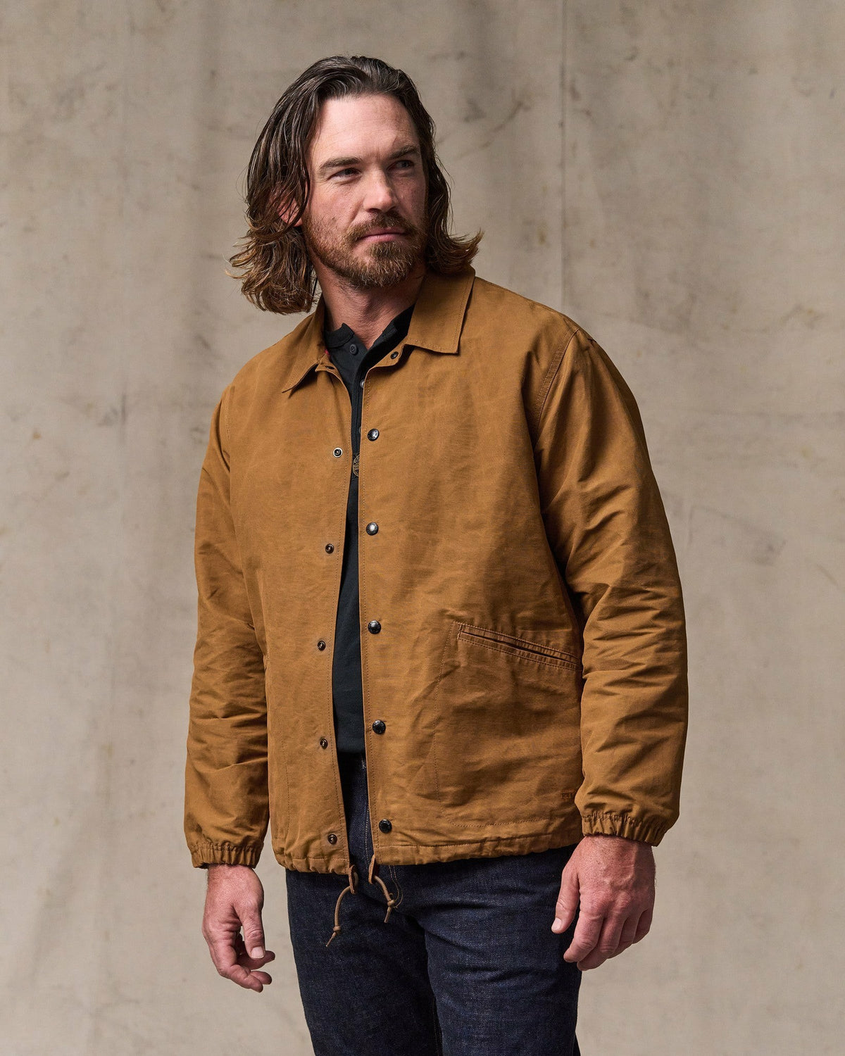 Filson Classic / Dry Wax Windbreaker - Harvest Tan