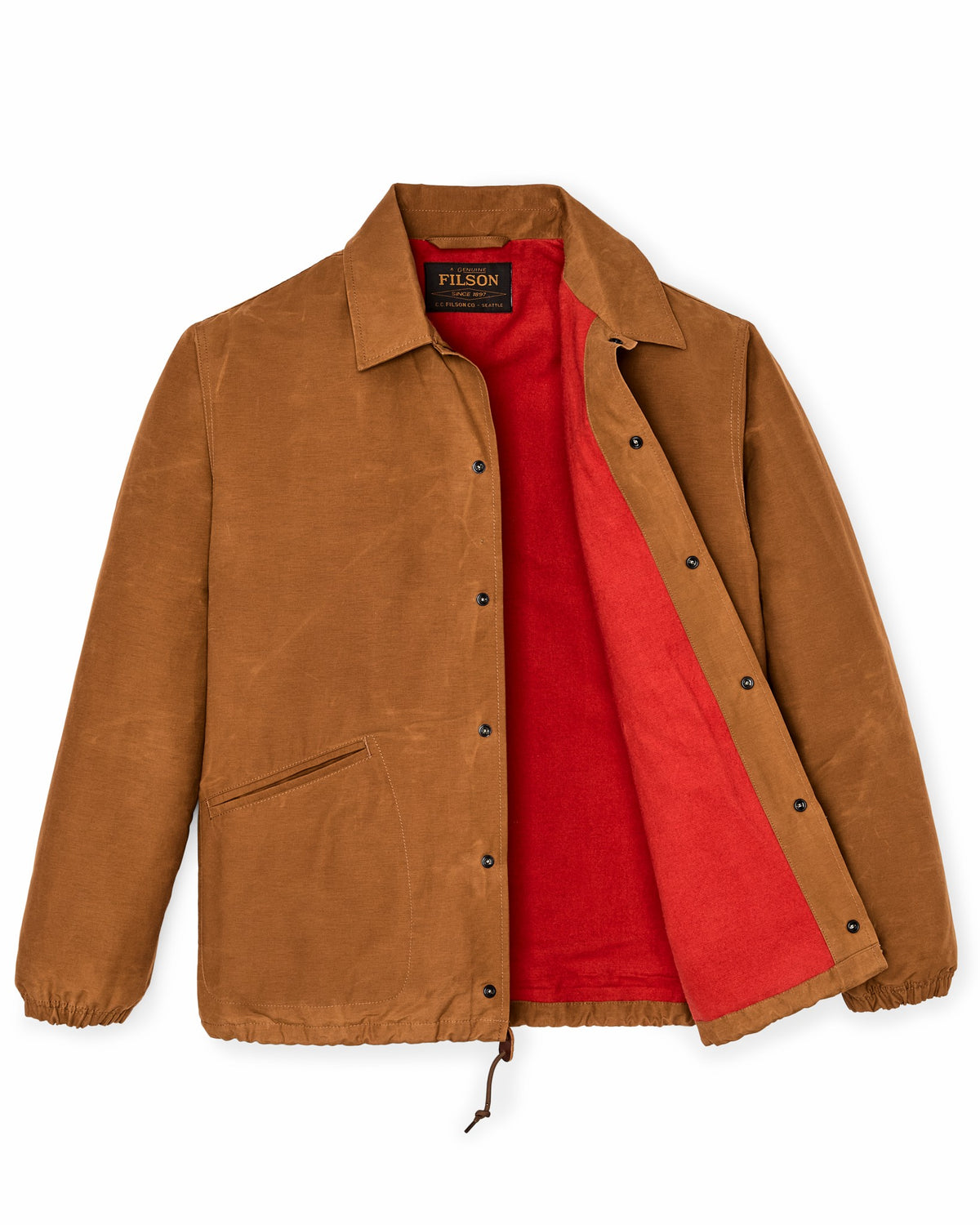 Filson Classic / Dry Wax Windbreaker - Harvest Tan