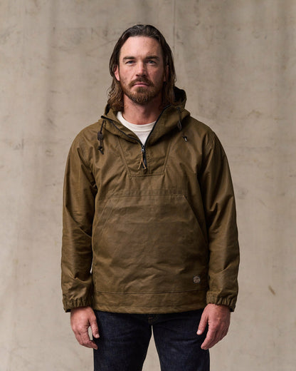 Filson Deals / Shelter Cloth Waxed Anorak - Dark Tan