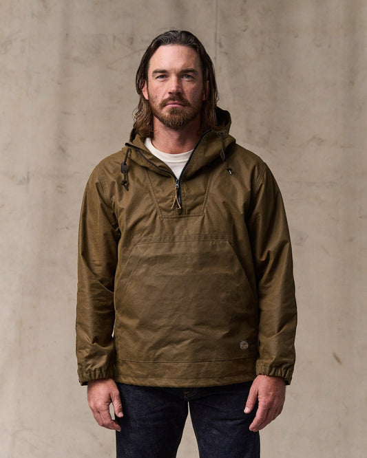 Filson Deals / Shelter Cloth Waxed Anorak - Dark Tan