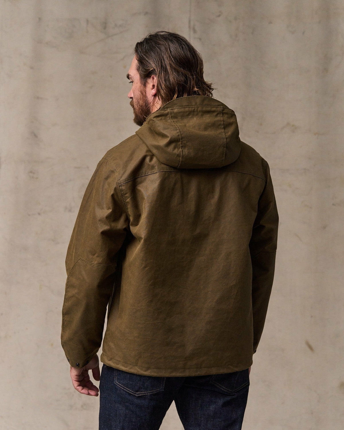 Filson Deals / Shelter Cloth Waxed Anorak - Dark Tan